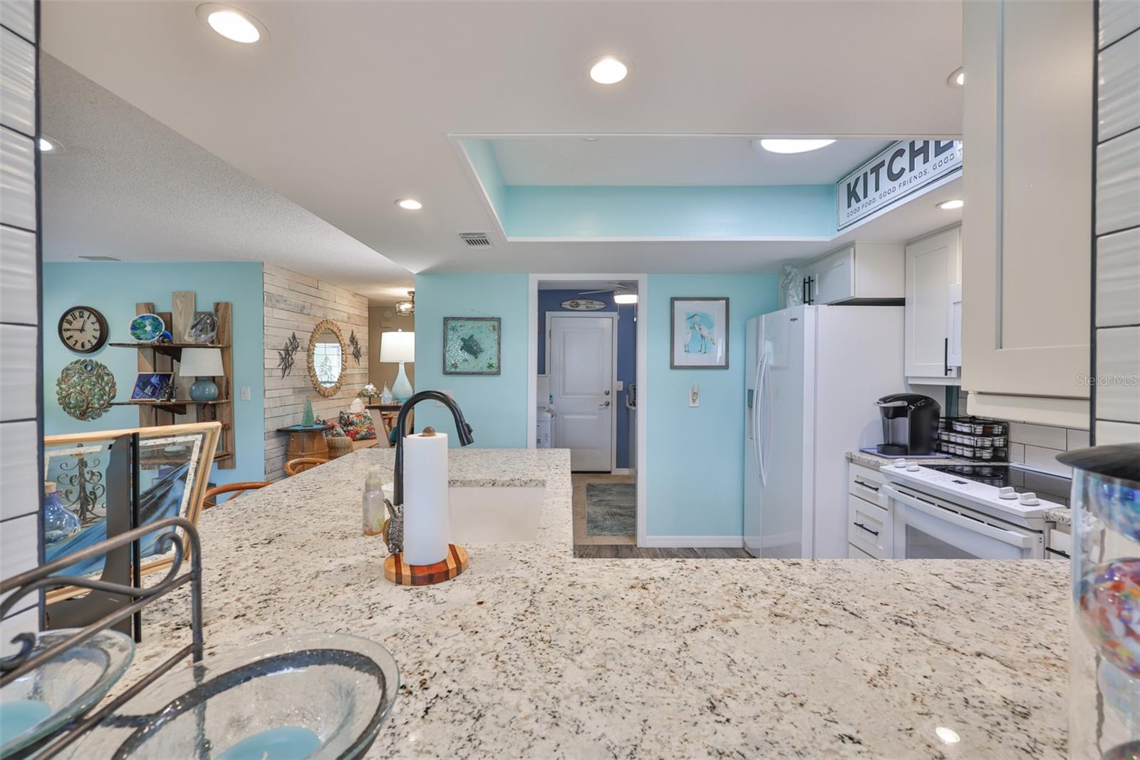 Looking into the Kitchen from the Dining Room