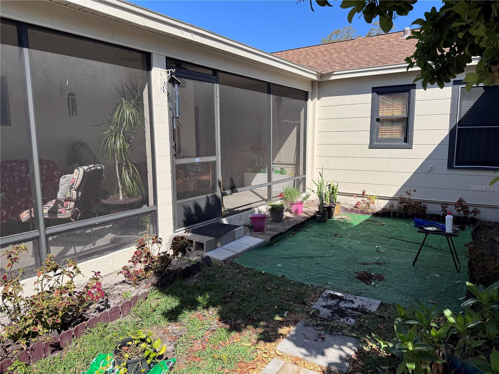 Screened porch