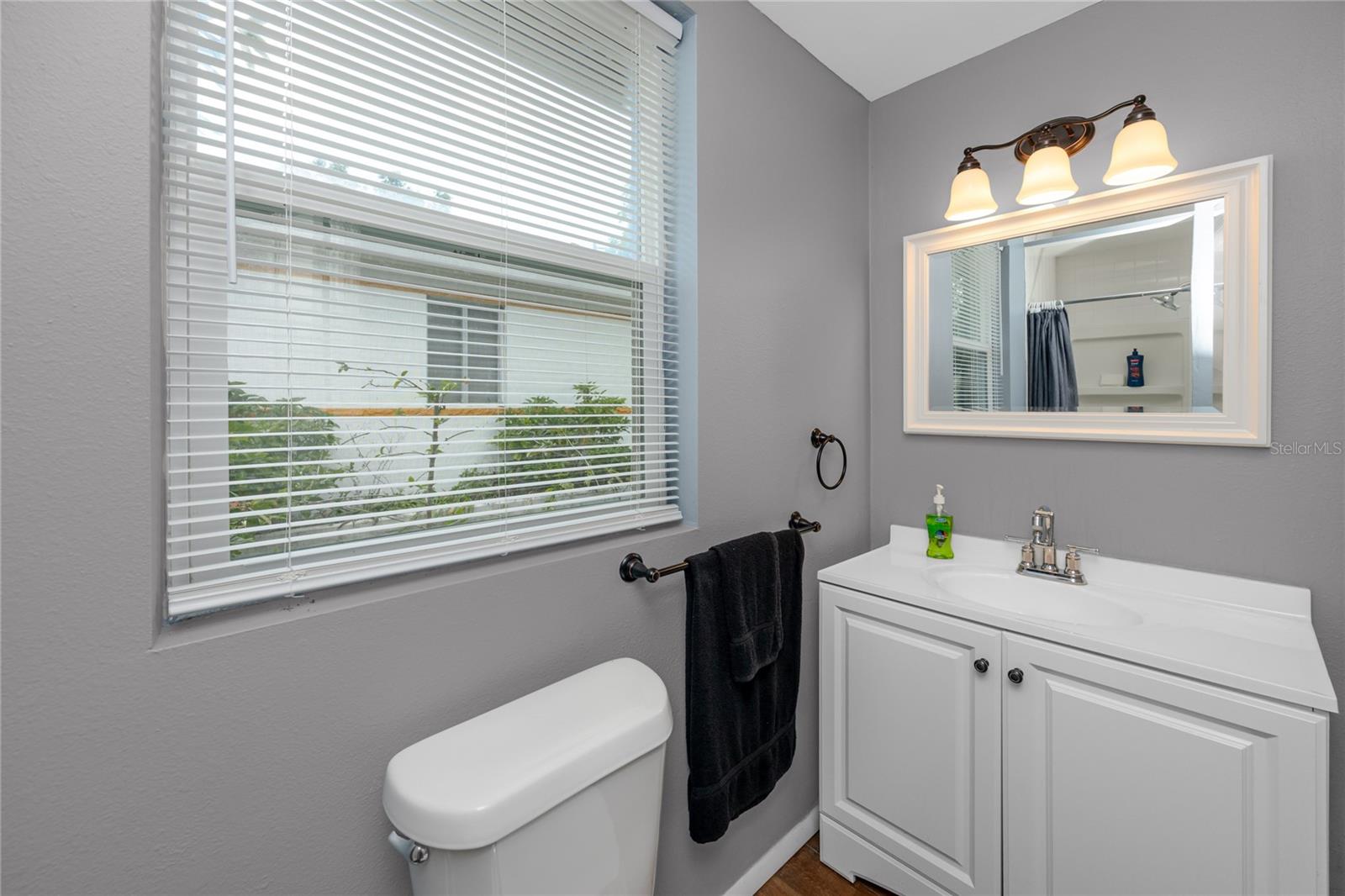 Bathroom 2 In the Garage Perfect for Post Beach Clean Up