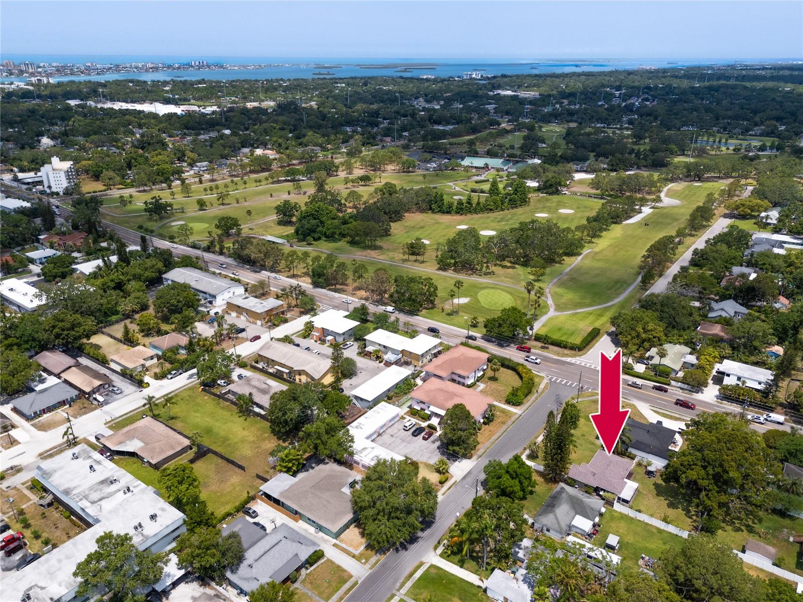 View of Clearwater Country Club Golf Course