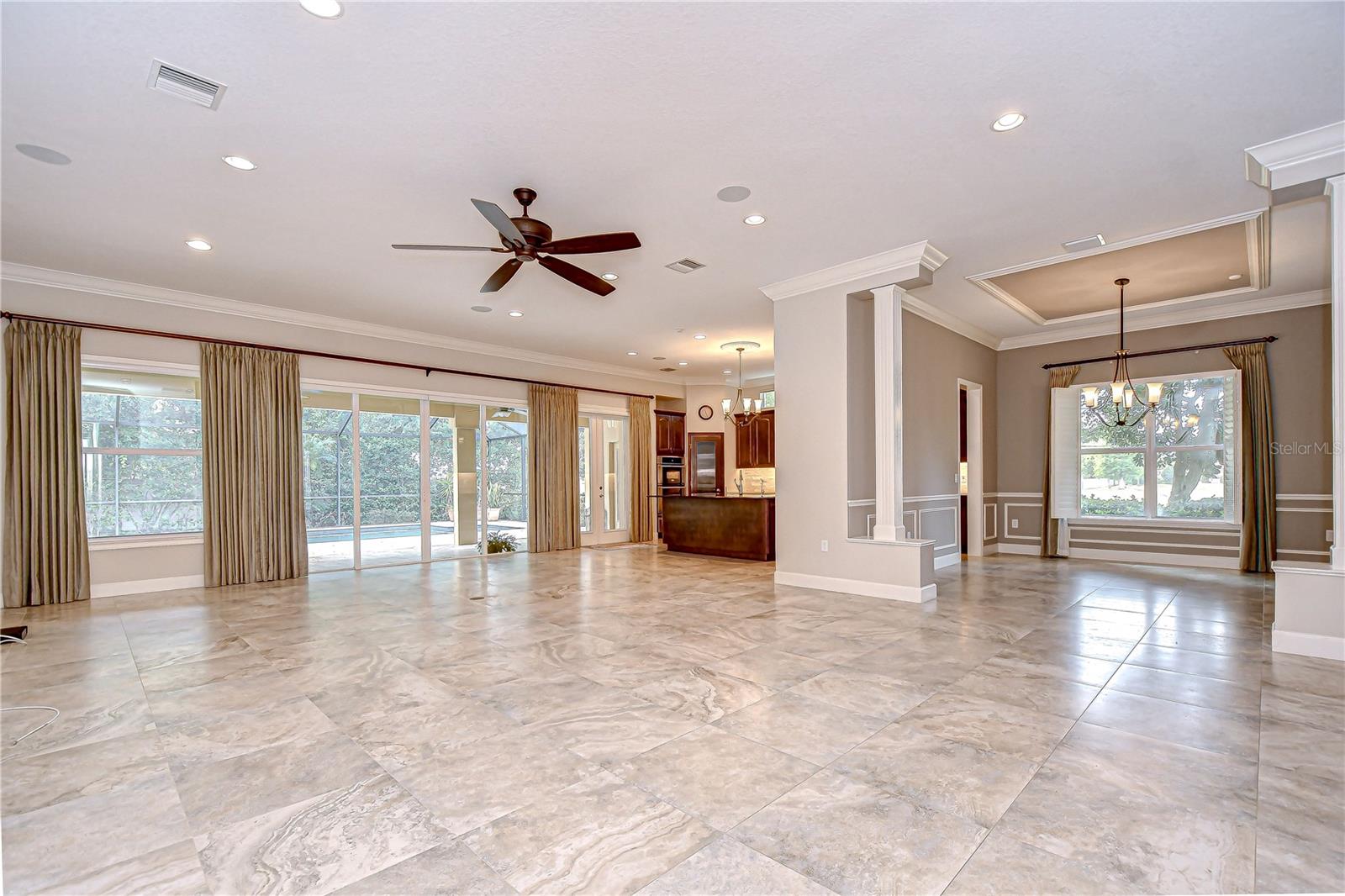 Tons of natural light flood this space!