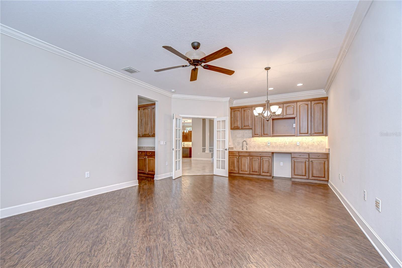 Perfect space for a media room!