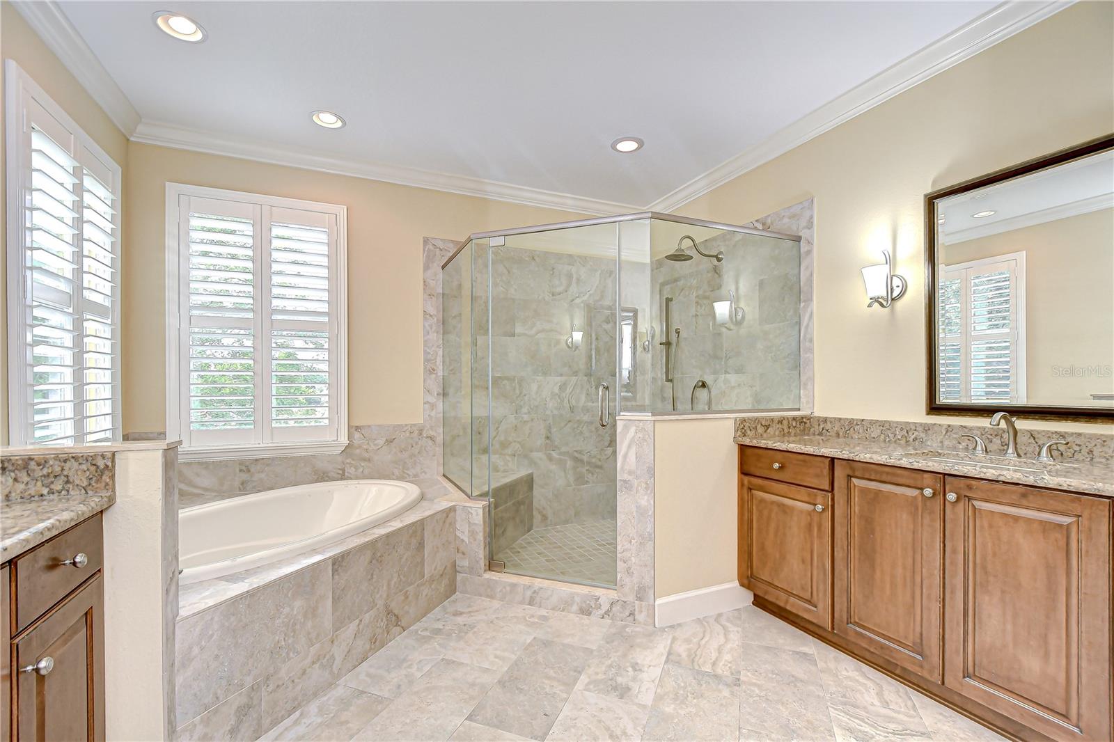 Huge walk-in shower!