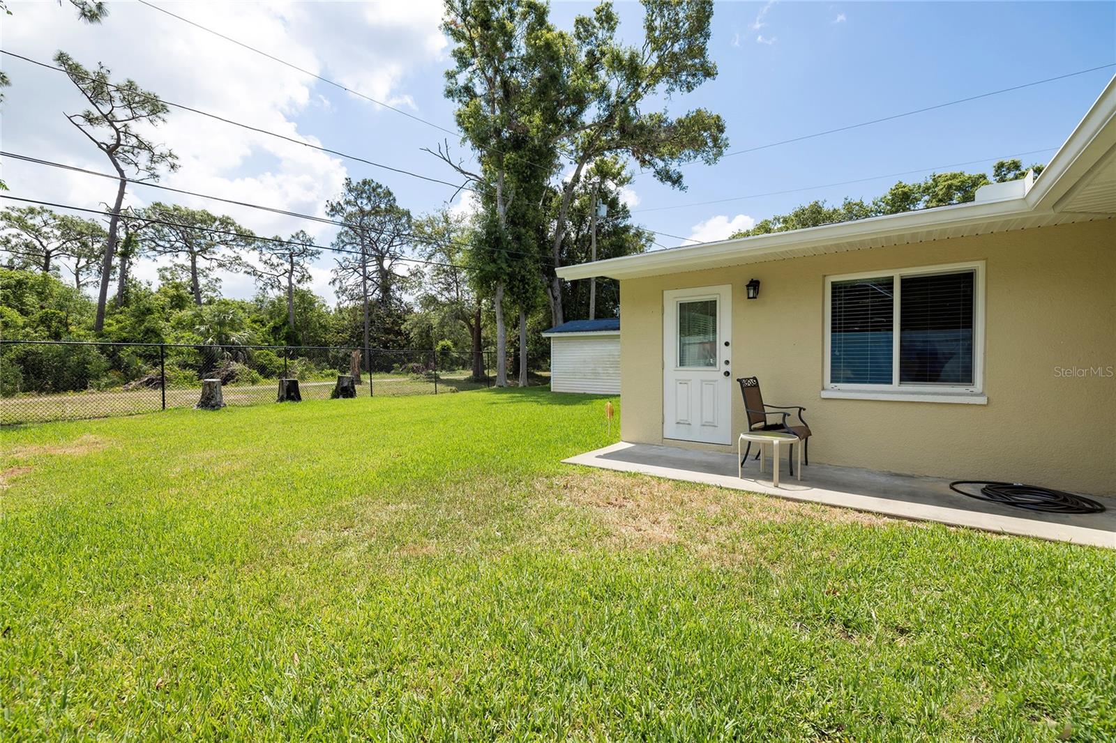Large Back Yard