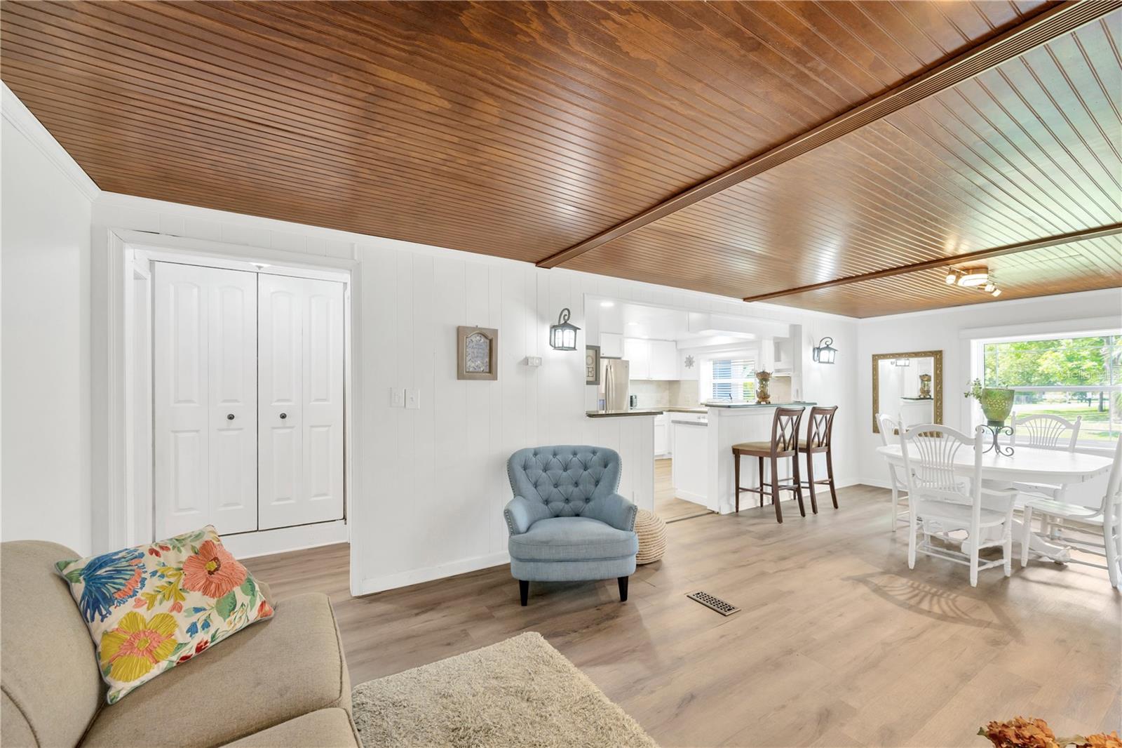 The primary bedroom is accessed through the hallway off the living room.