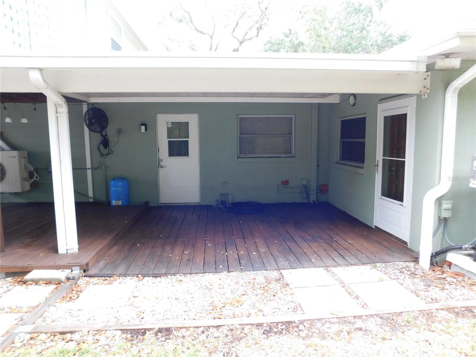 Covered Deck off Dining room