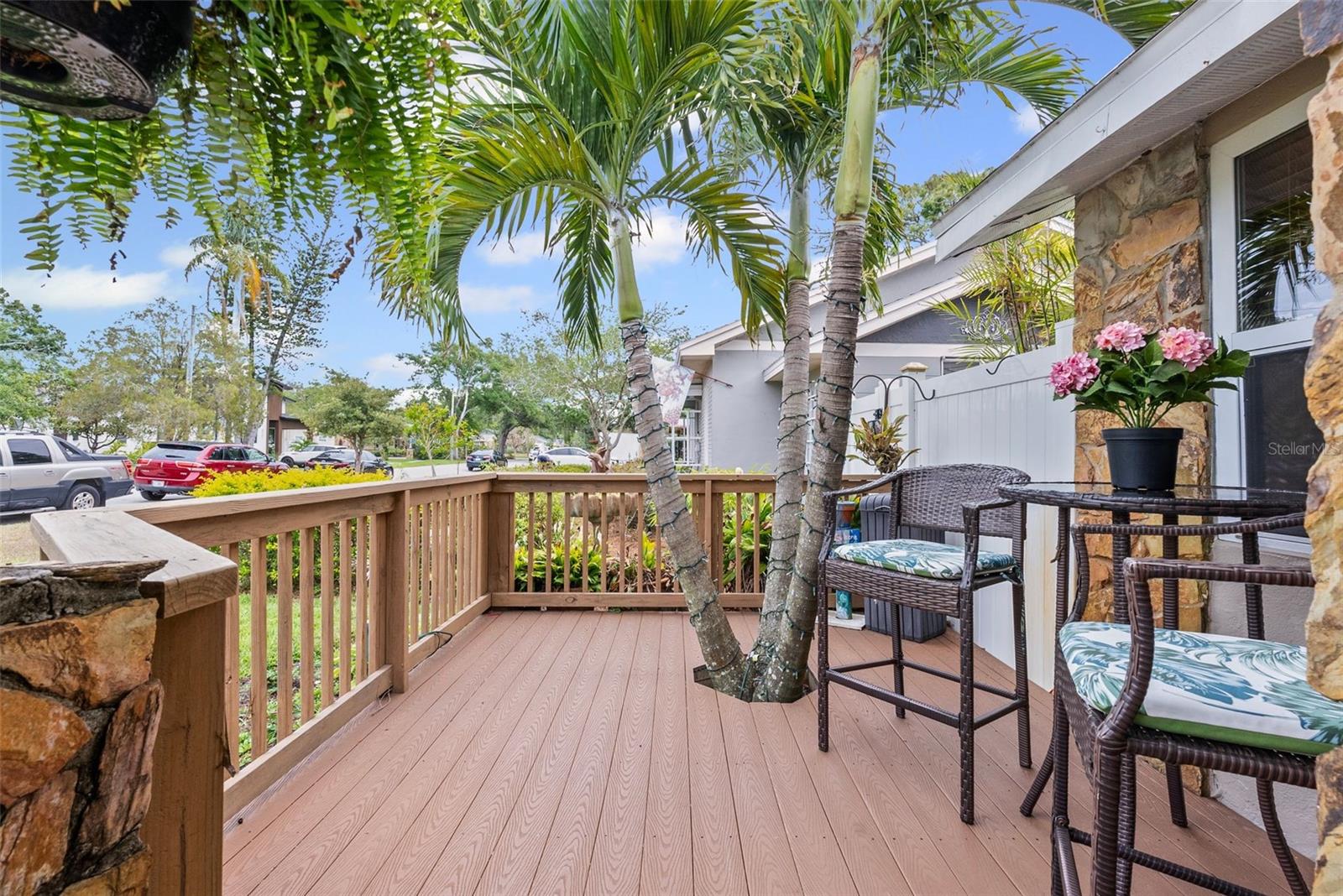 New front yard deck