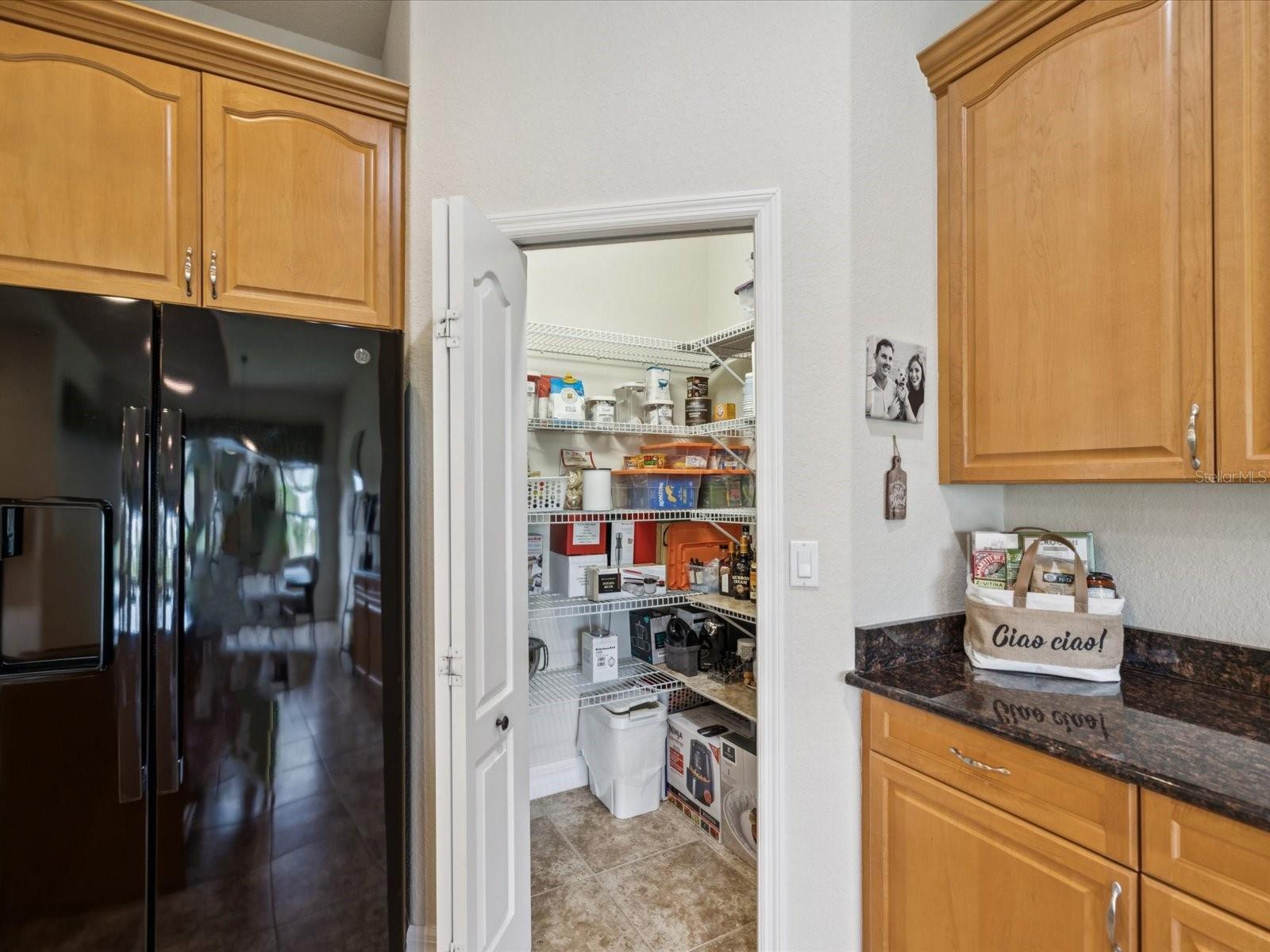 Kitchen walk in pantry