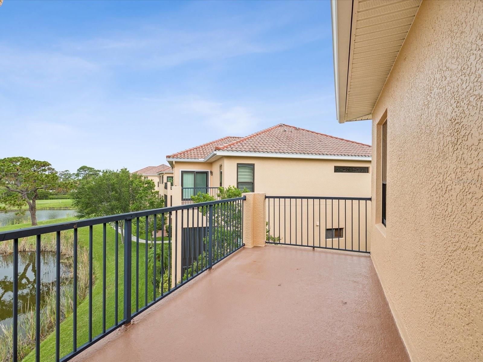 Balcony on third floor