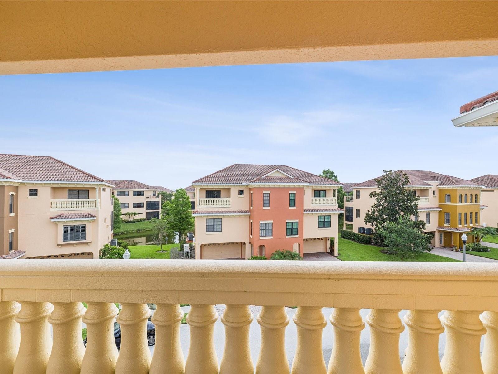 Balcony off of the guest room on the second floor