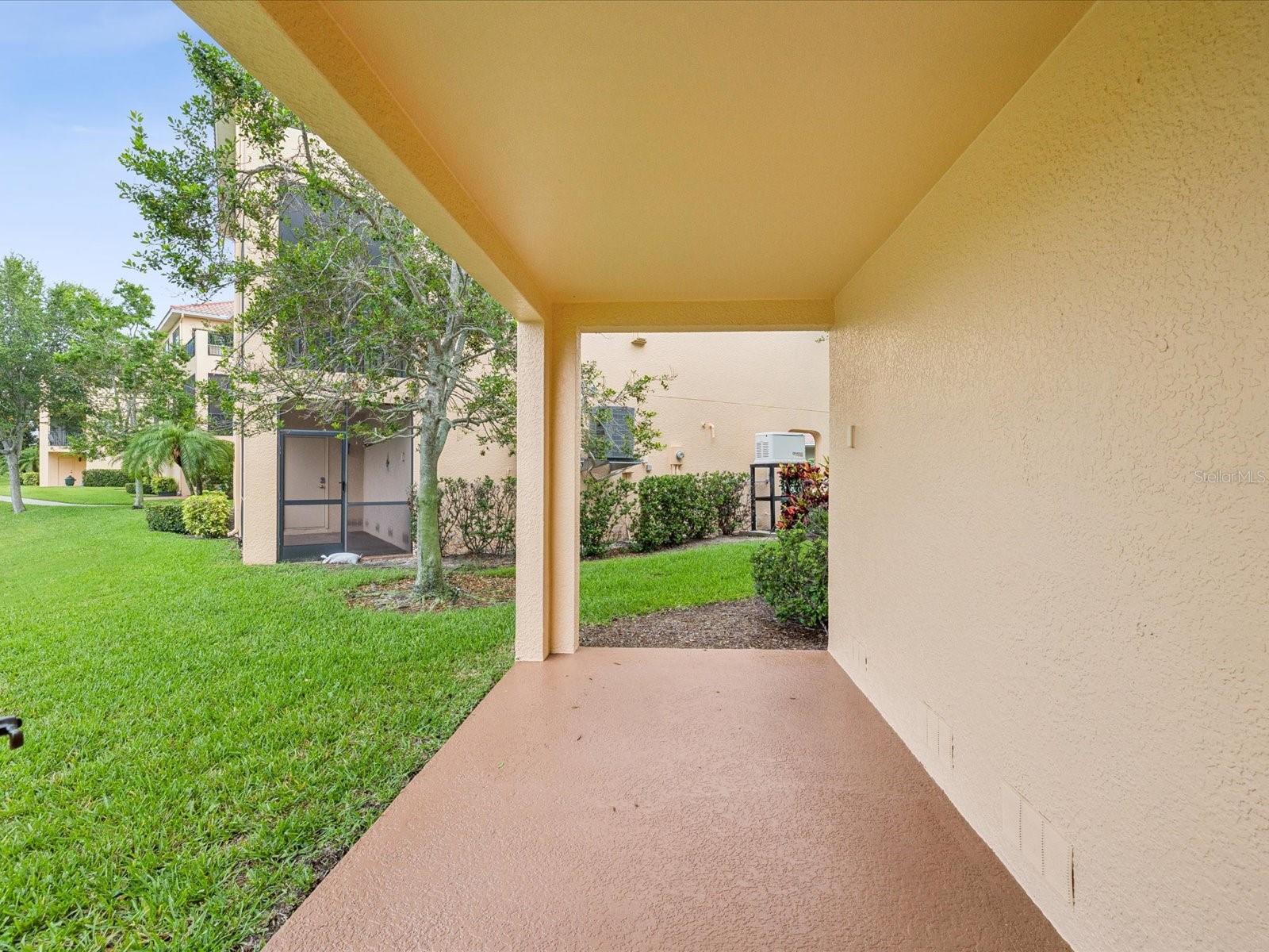 Back of property