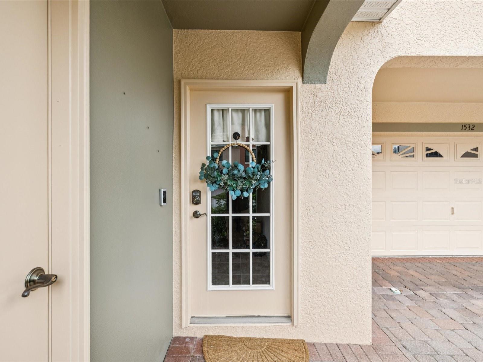 Extra storage closet at entry