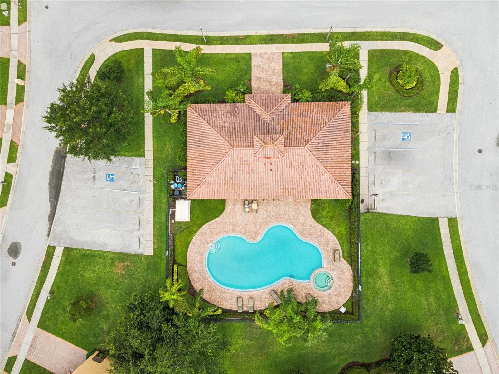 Clubhouse and pool