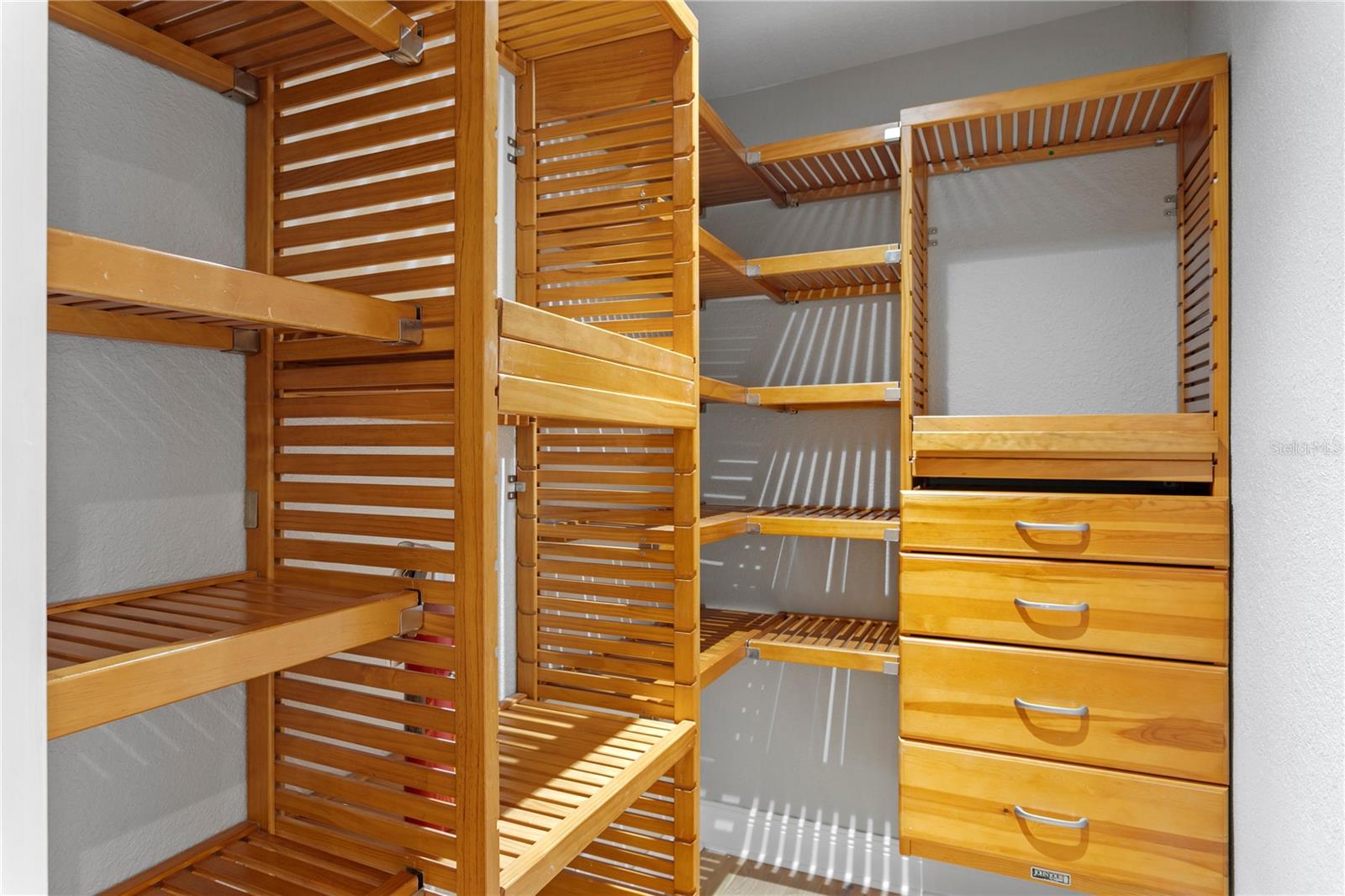 A walk-in pantry