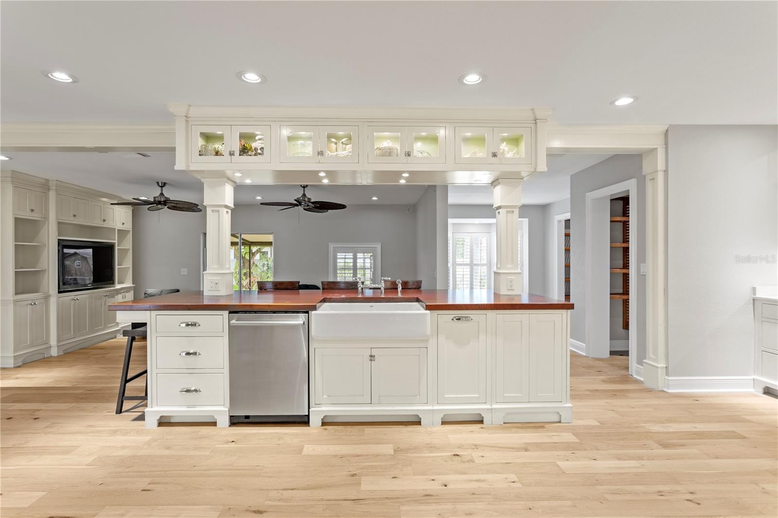 Featuring a large island perfect for prepping, gathering, or hosting