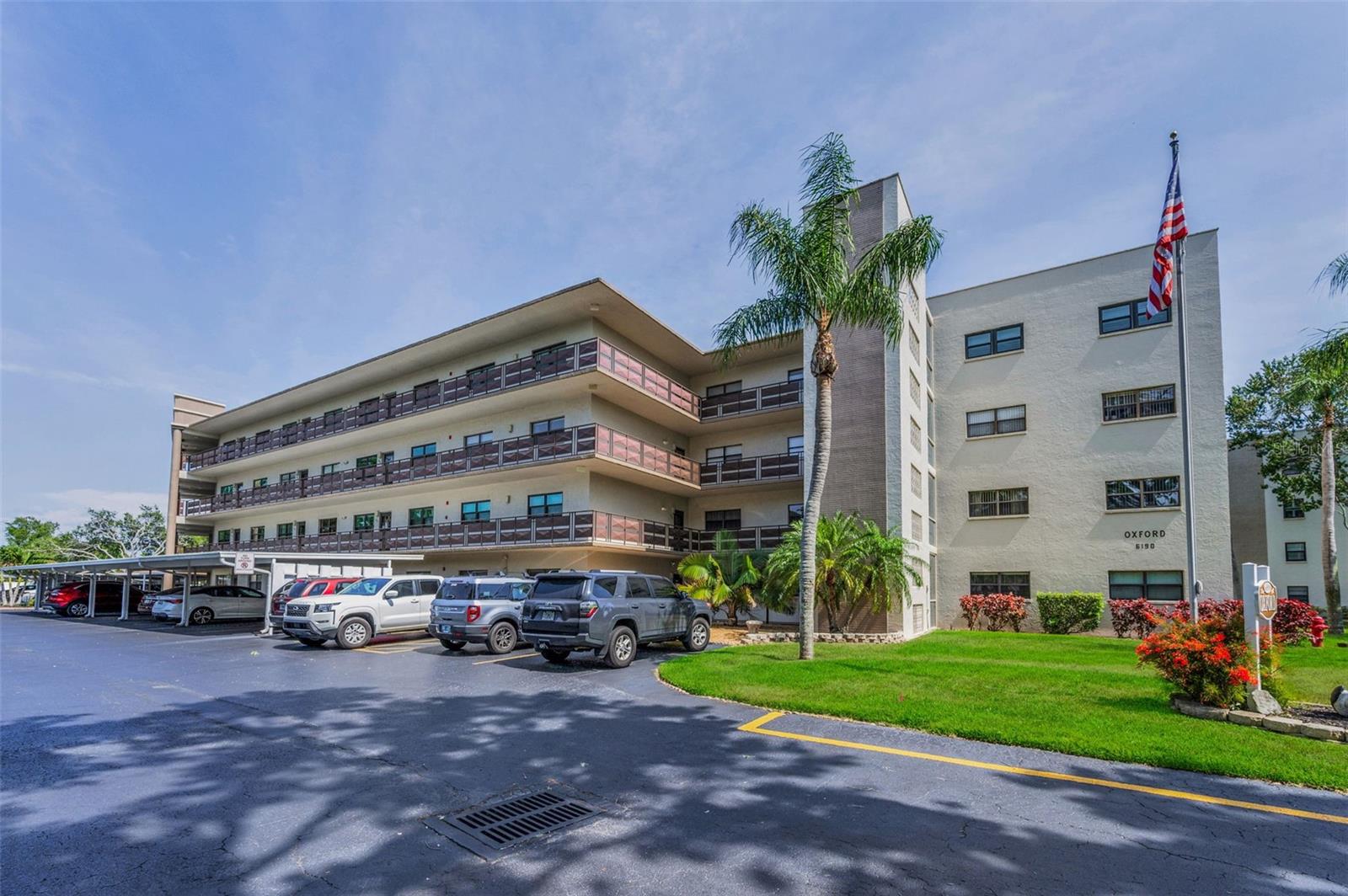 Unit 411 in the Oxford Building is a top floor corner unit.