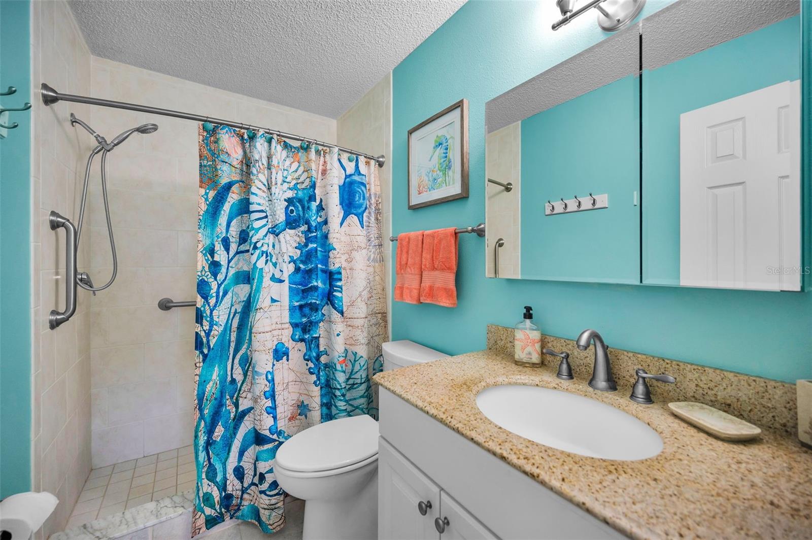 Primary bath with walk in shower