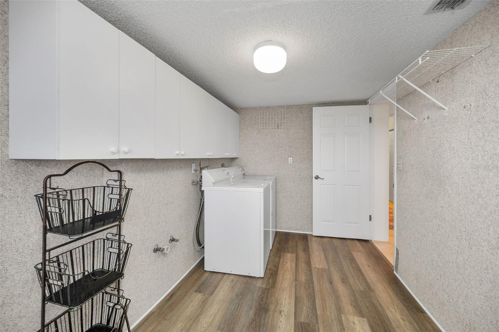 Laundry room could have office space or just storage