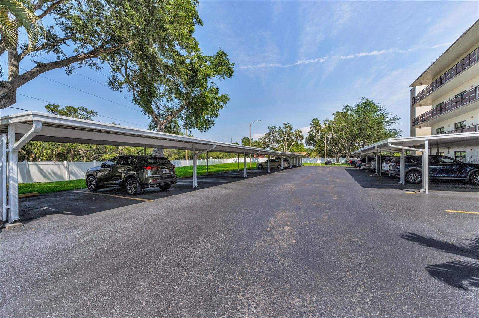 Covered parking