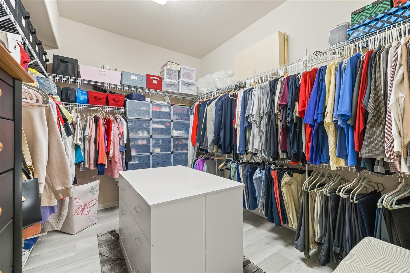 Primary walk-in closet