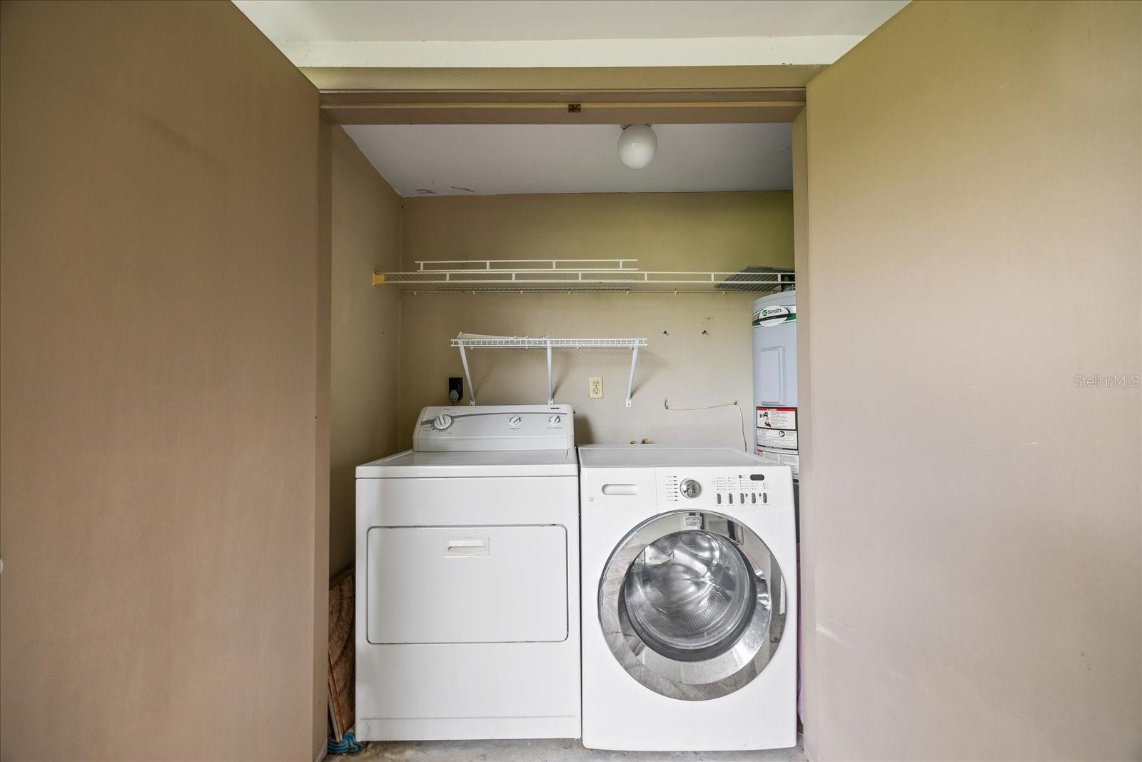 Laundry closet