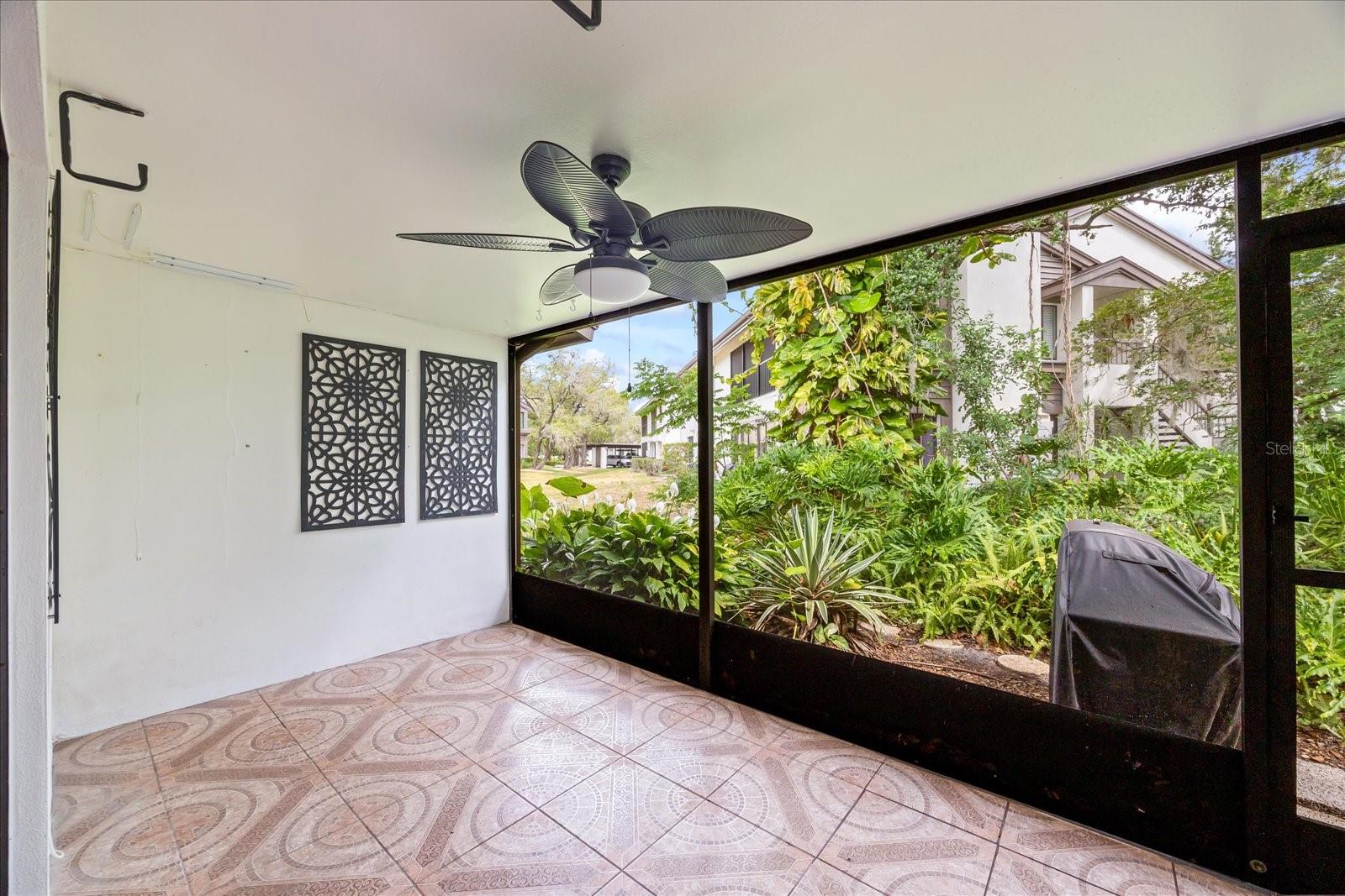 Screened porch