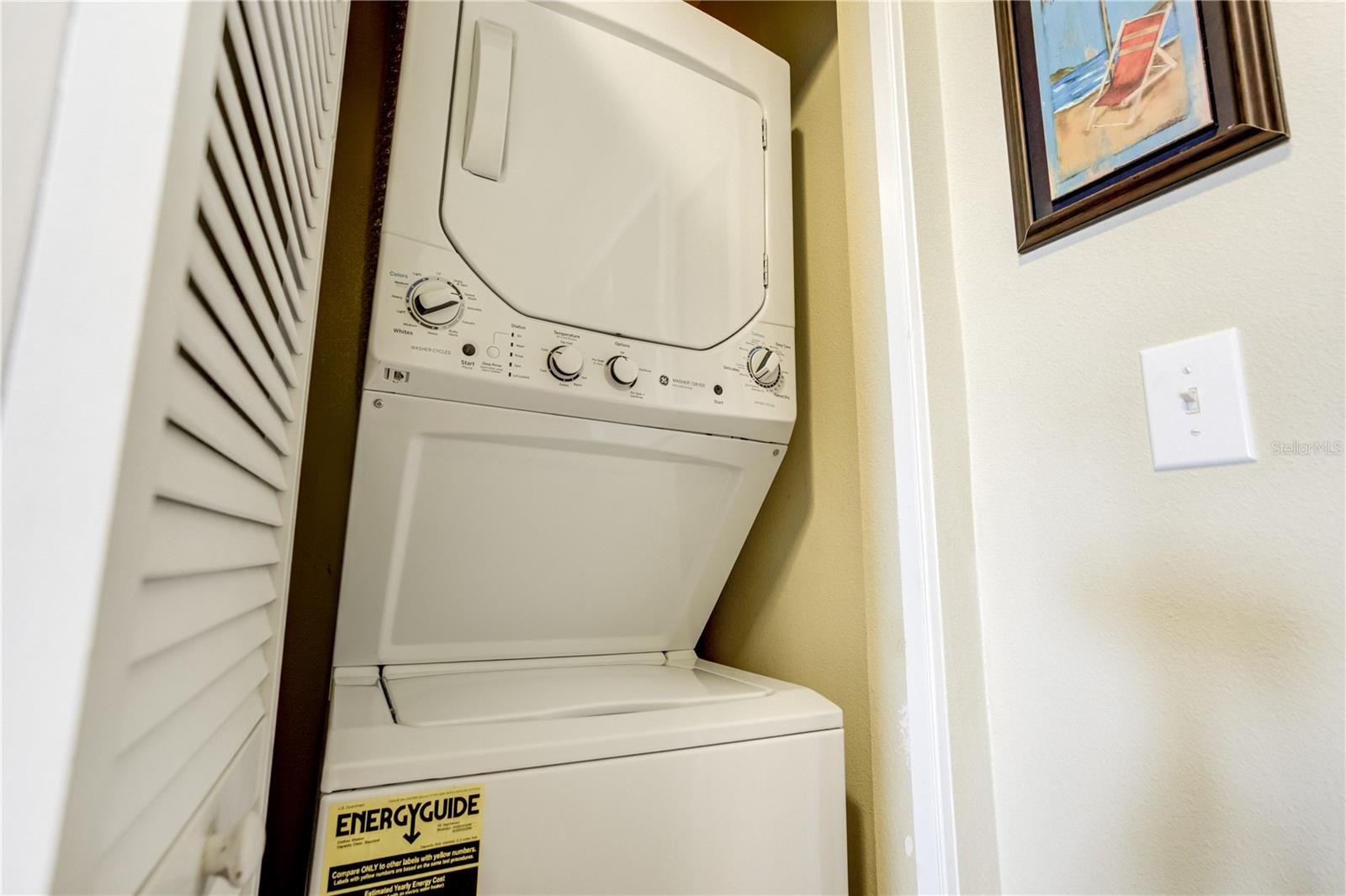 Washer dryer in closet