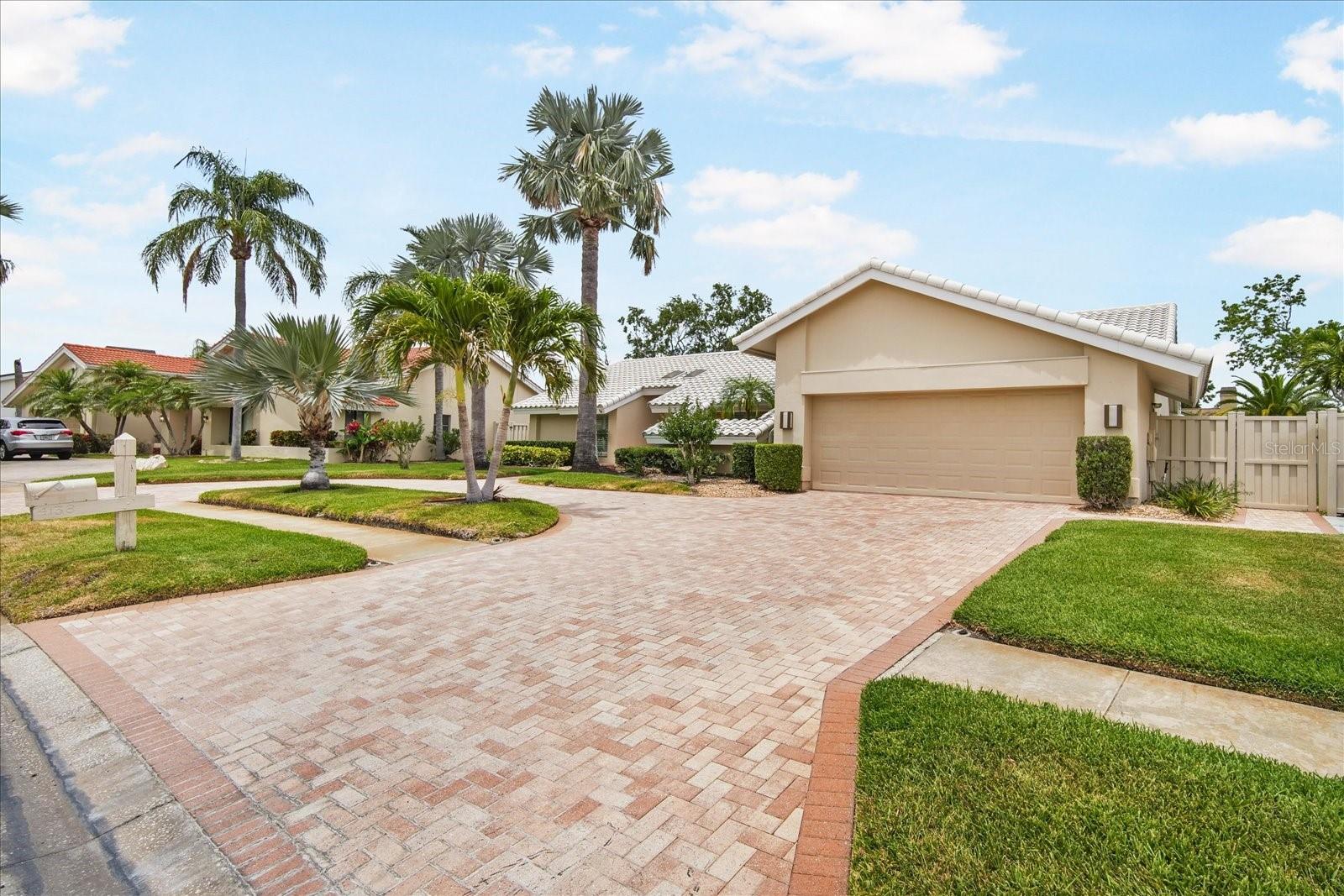 Paved driveway