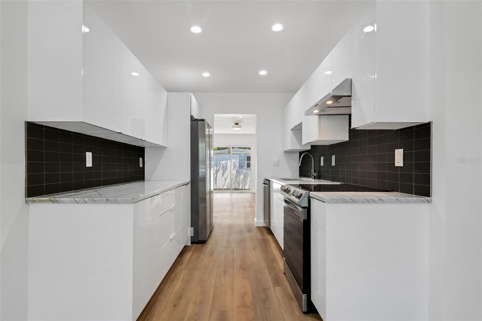 Galley Gourmet kitchen
