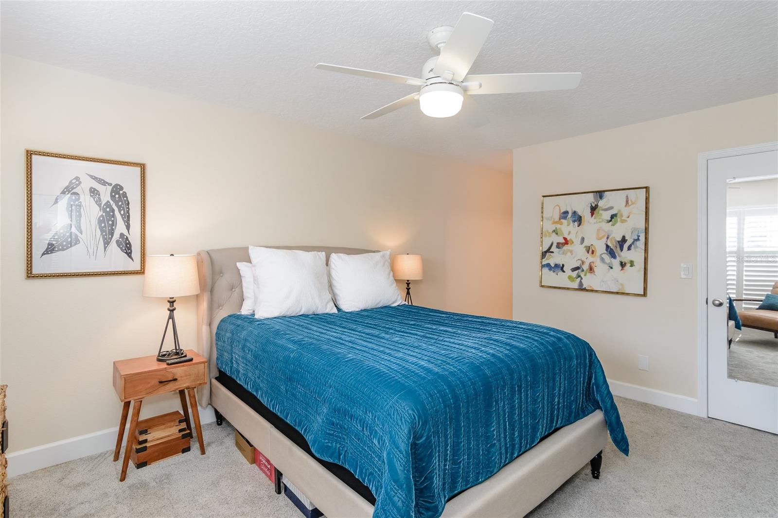 Primary suite has two closets and ensuite bath.