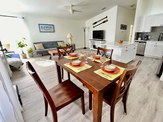 DINING ROOM  LIVING AT THE END