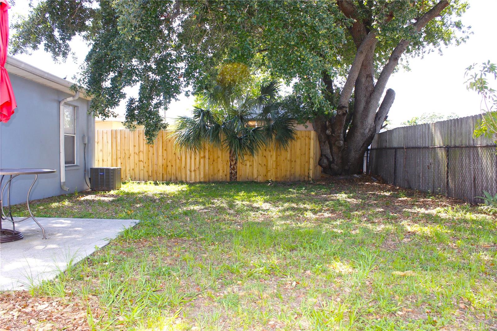 FENCED BACKYARD