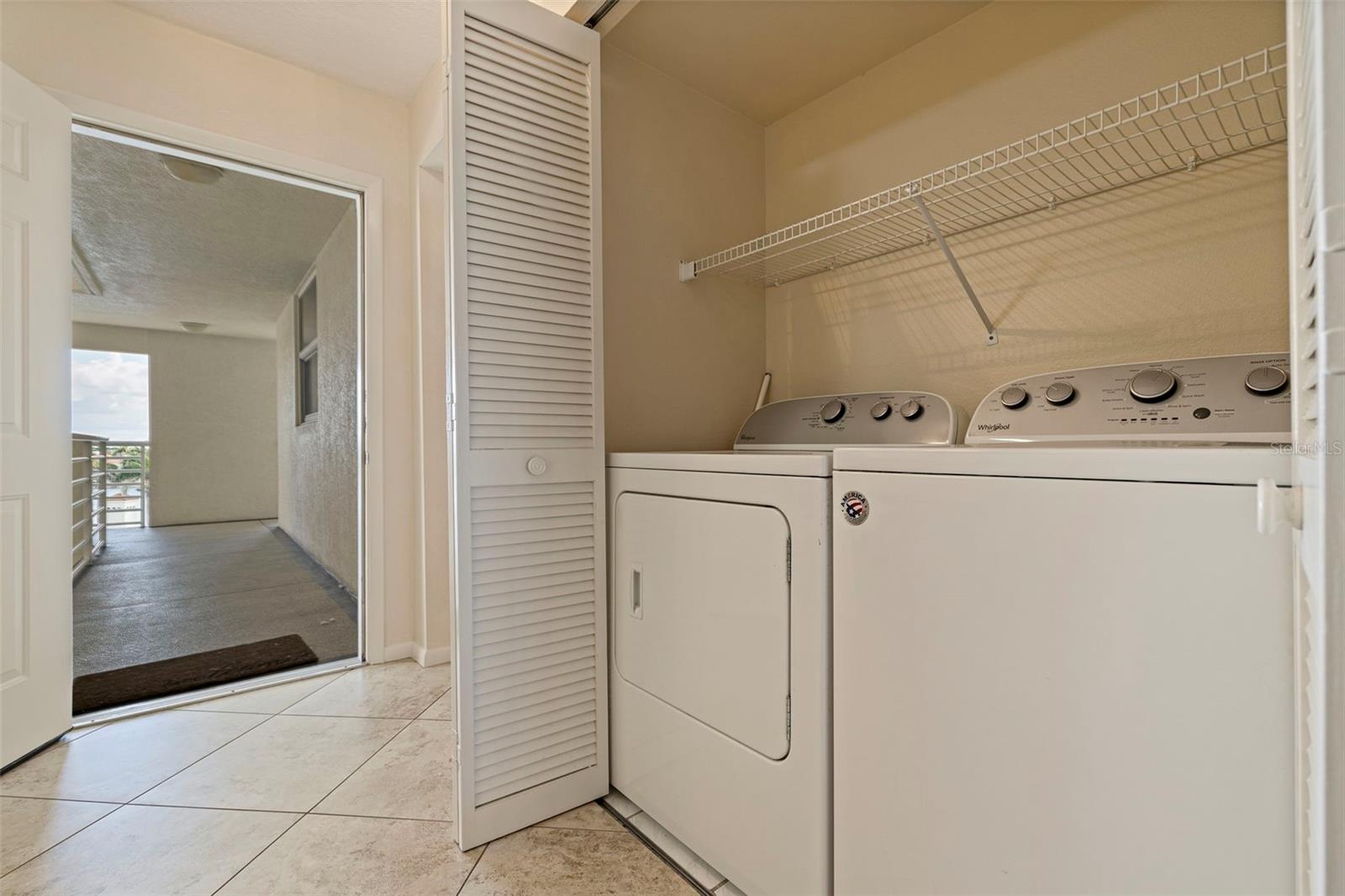 Laundry closet