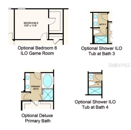 Structural options added include: covered extended lanai, gourmet kitchen, pocket sliding glass doors, study, shower in place of tub and bath 2, shower in place of tub at bath 4.