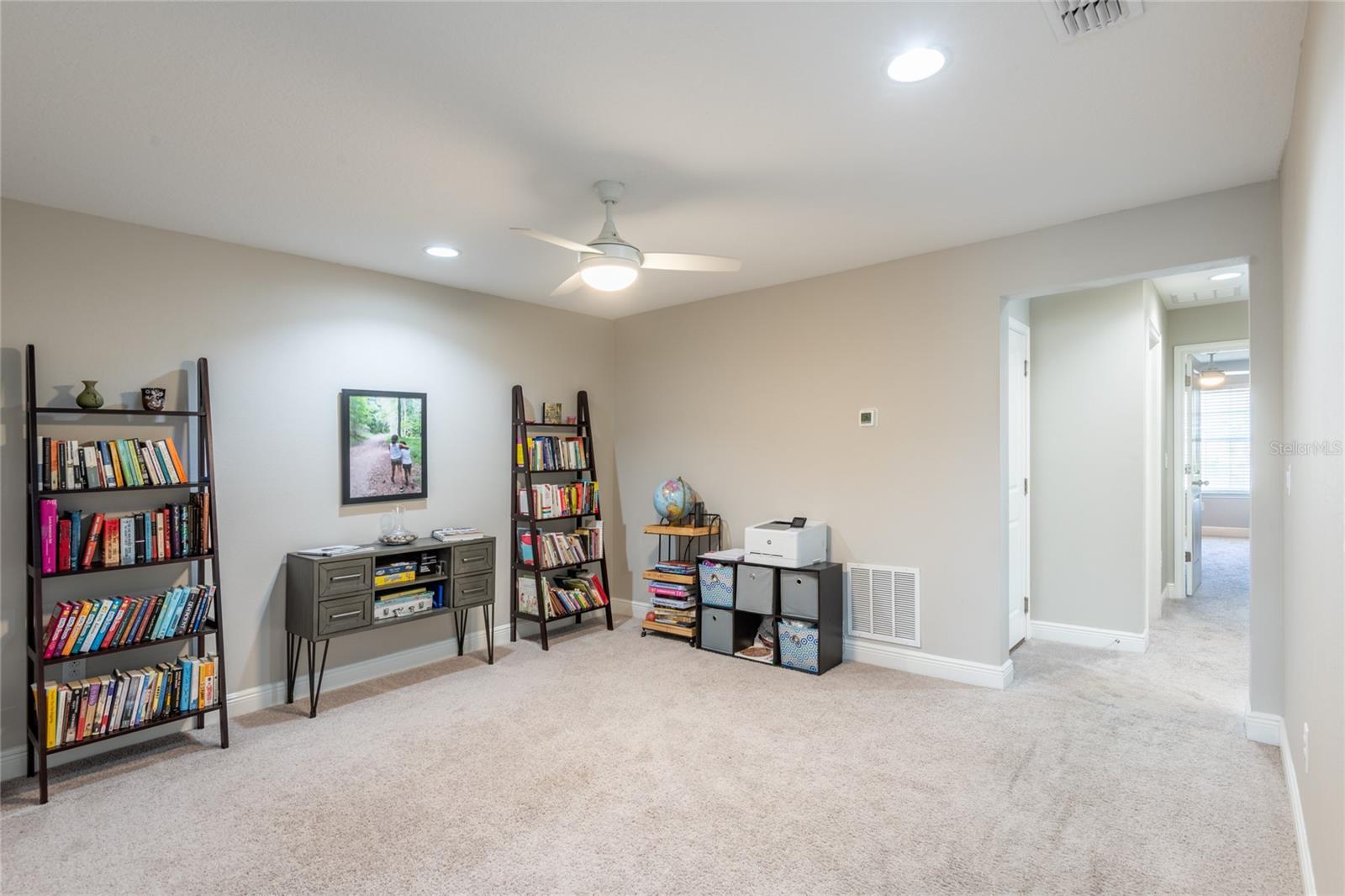 Upstairs loft area