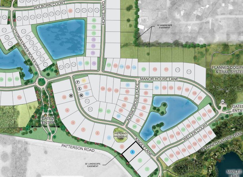 Victoria Lakes ~ Site Map