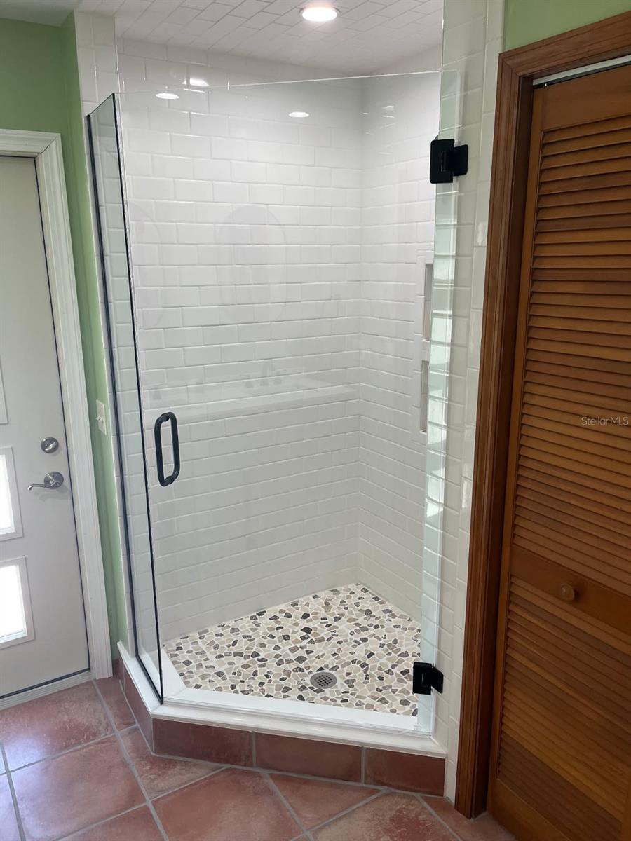 Shower in primary bath