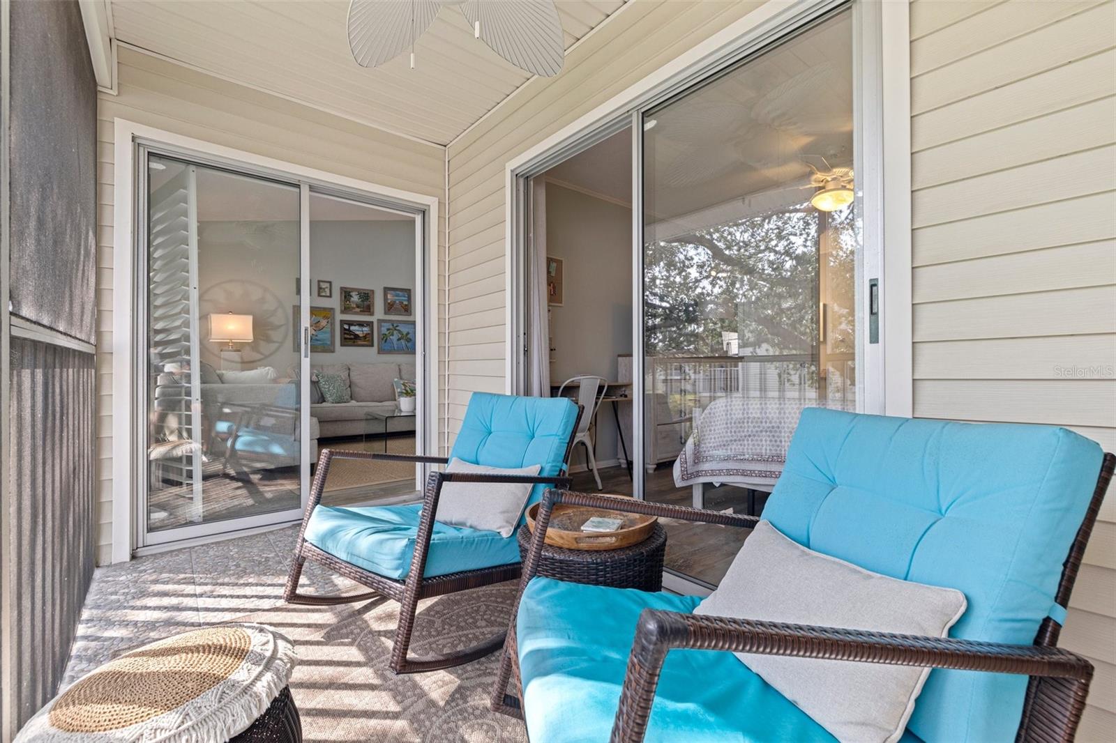 Private patio