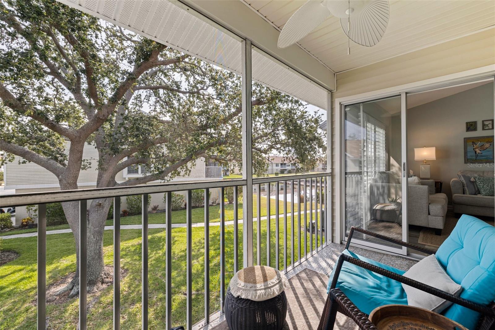 Private patio