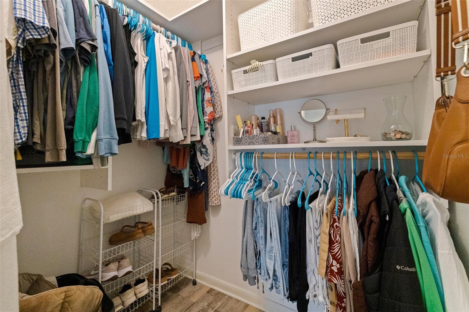 Primary bathroom en suite with walk-in closet