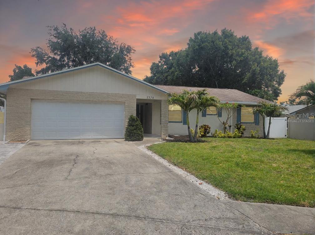 Virtually staged exterior