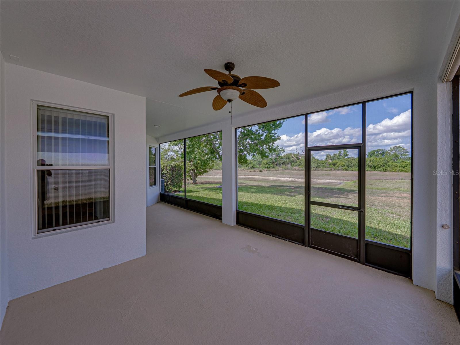 Screened lanai