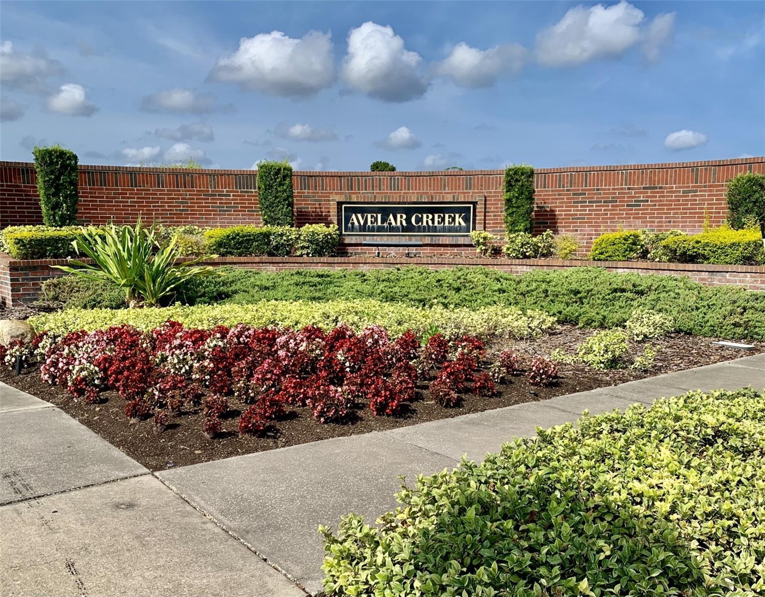 Avelar Creek North entrance