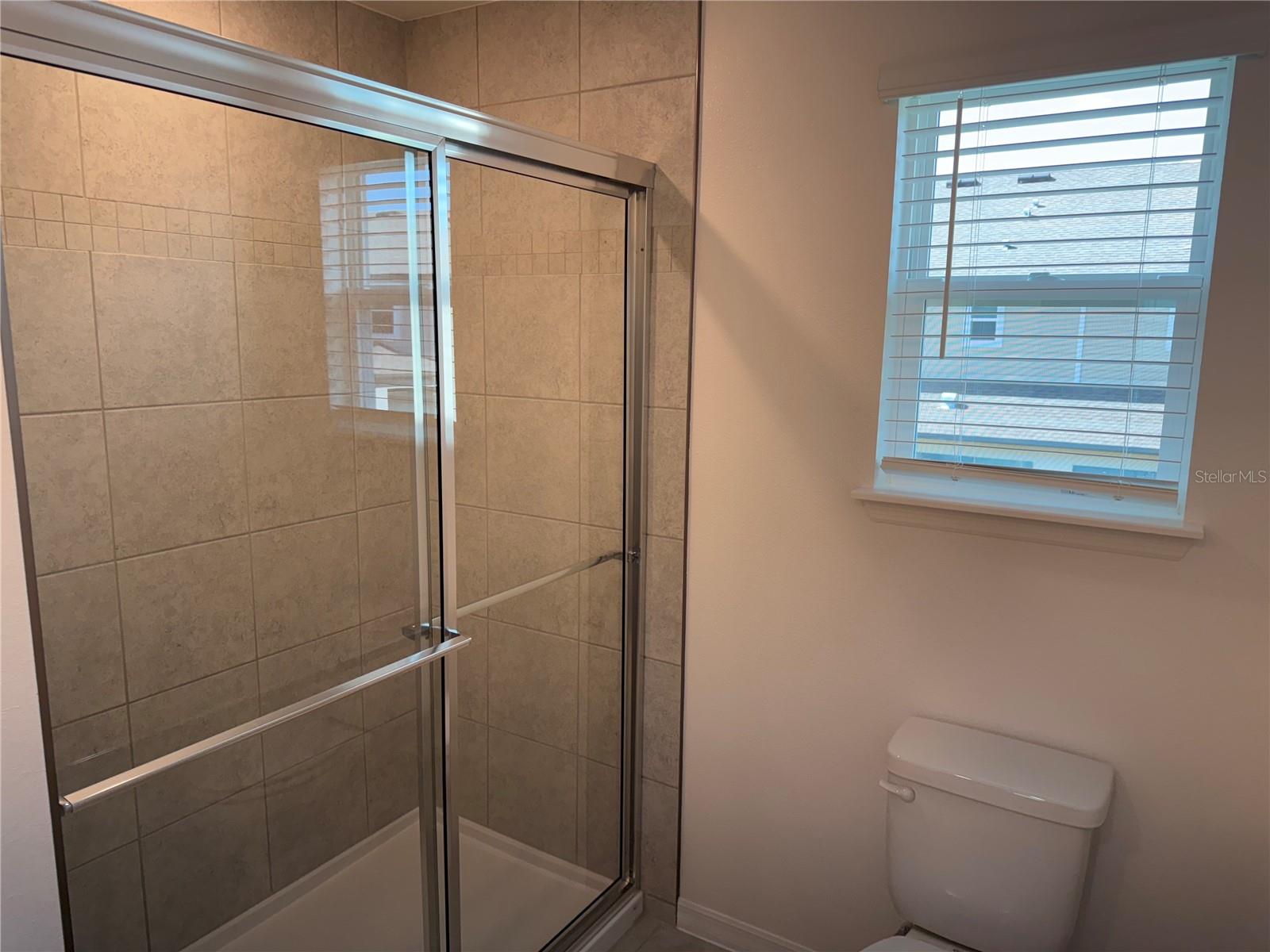 Primary bath tile shower