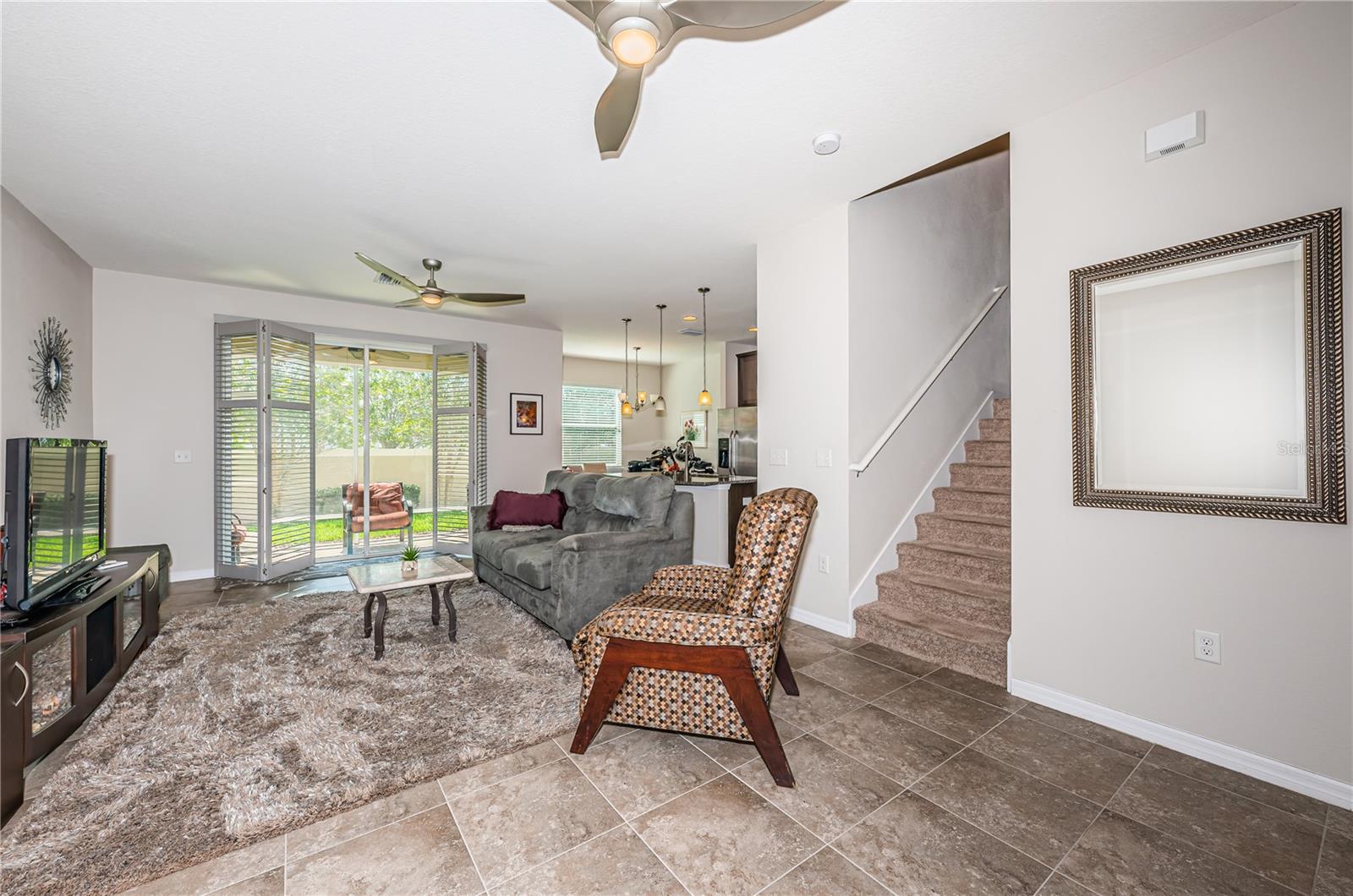 Enter into living room