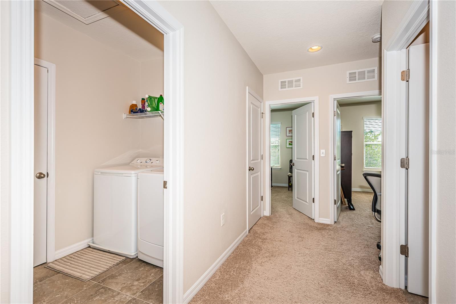 laundry upstairs