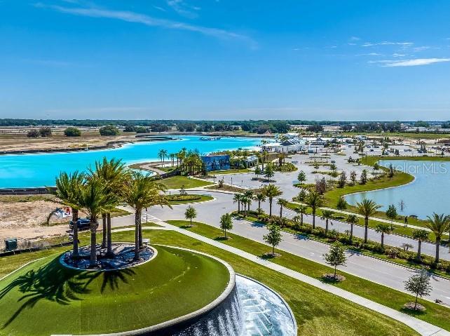 Mirada lagoon with swim up pool bar