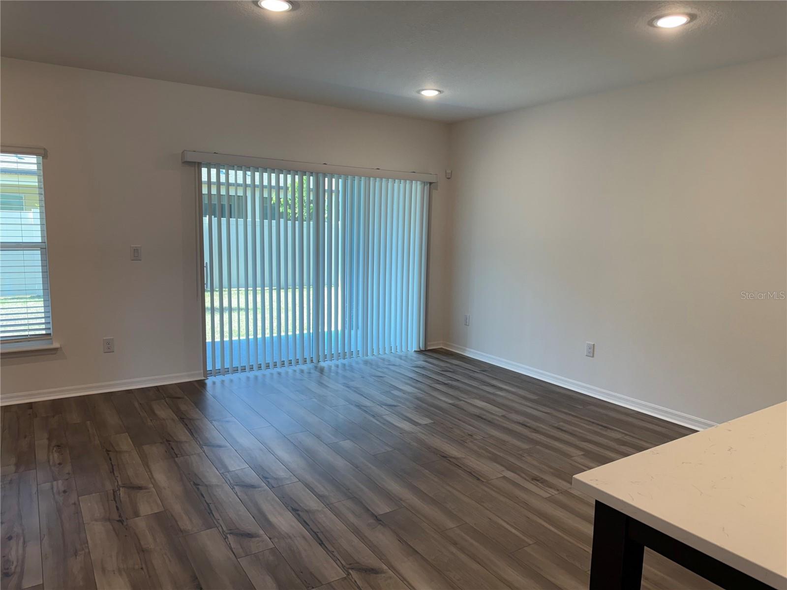 Great room with flush mount led lights