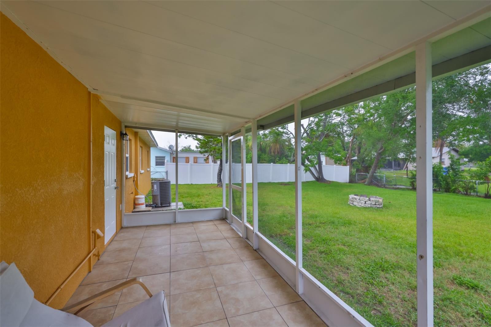 back screened lanai
