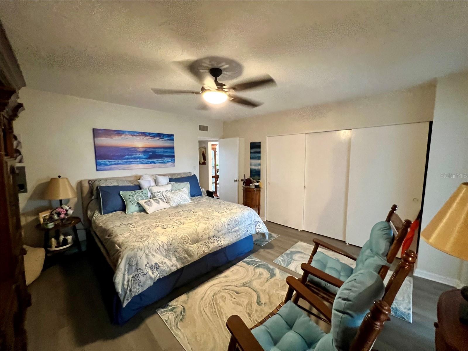 The master bedroom